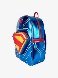 Loungefly DC Comics Superman Metallic Superman Symbol Light-Up Backpack