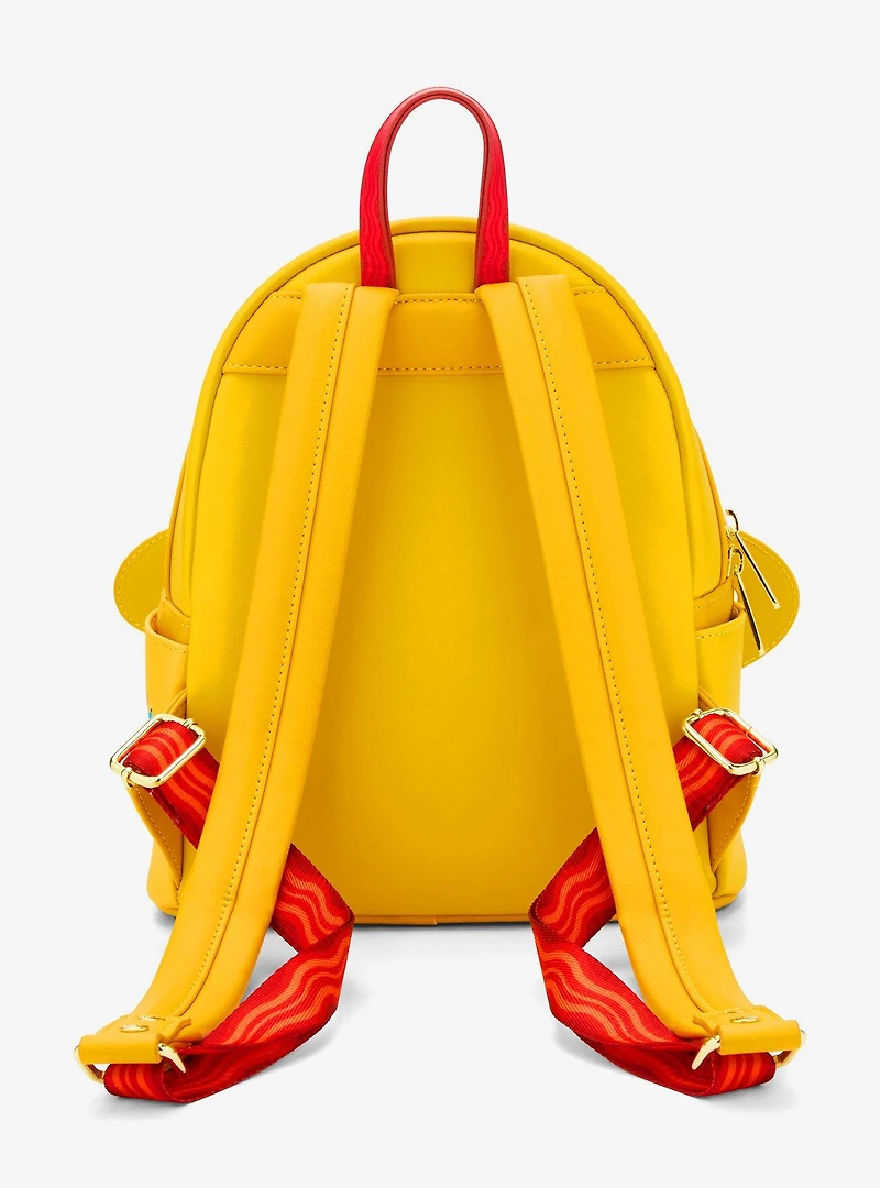 Loungefly Adventure Time Jake the Dog Bacon Pancakes Figural Mini Backpack