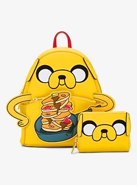 Loungefly Adventure Time Jake the Dog Bacon Pancakes Figural Mini Backpack