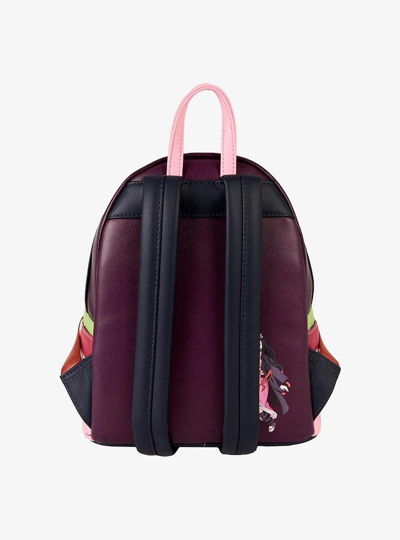Loungefly Demon Slayer: Kimetsu no Yaiba Nezuko Kamado Figural Mini Backpack