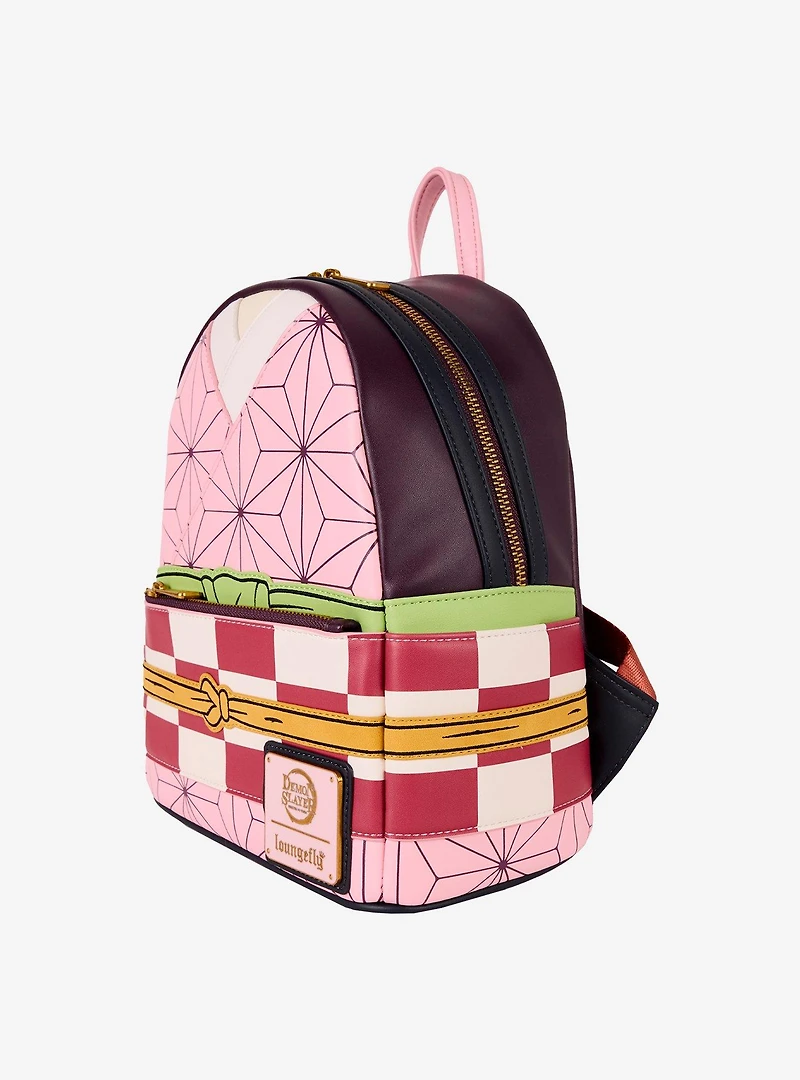 Loungefly Demon Slayer: Kimetsu no Yaiba Nezuko Kamado Figural Mini Backpack