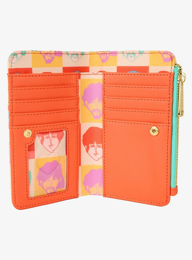 Loungefly The Beatles All You Need Is Love Floral Wallet