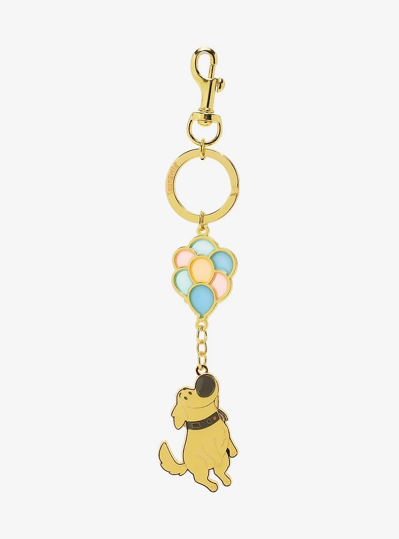 Loungefly Disney Pixar Up Dug Balloons Stained Glass Keychain — BoxLunch Exclusive