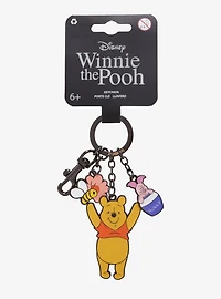 Loungefly Disney Winnie the Pooh Piglet & Pooh Bear Multi Charm Keycharm — BoxLunch Exclusive