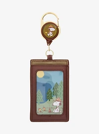 Peanuts Snoopy Beagle Scout Patches Retractable Lanyard