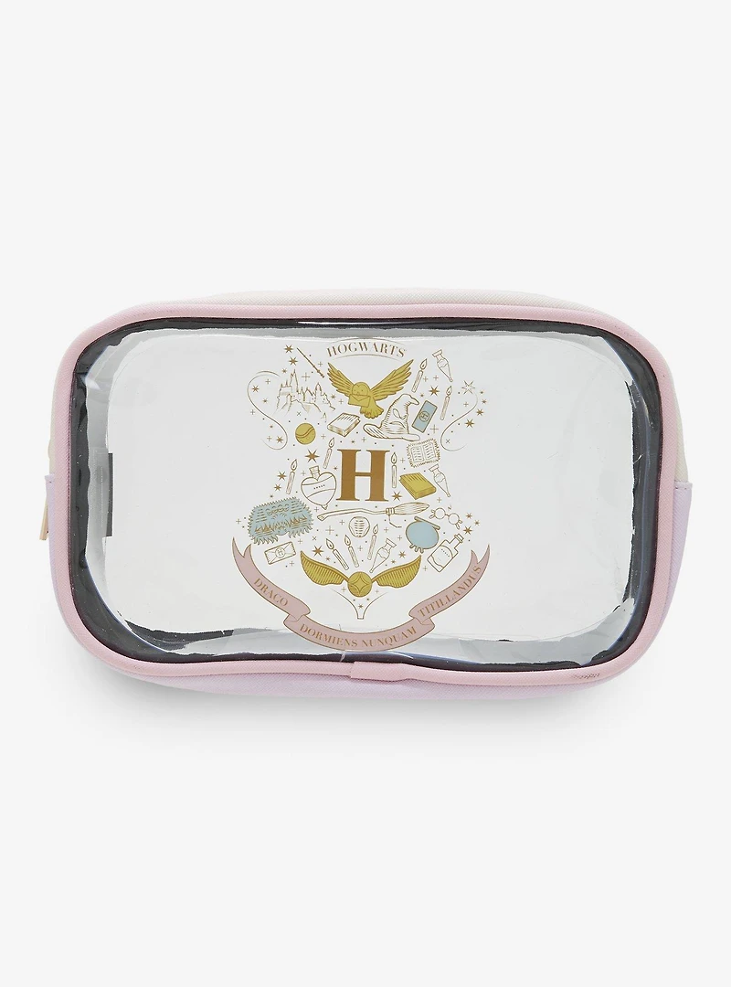 Harry Potter Hogwarts Pastel Icons Cosmetic Bag Set