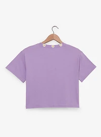 Disney Minnie Mouse & Daisy Duck Floral Women's Cropped T-Shirt - BoxLunch Exclusive