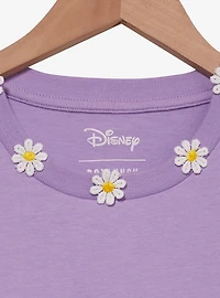 Disney Minnie Mouse & Daisy Duck Floral Women's Plus Cropped T-Shirt - BoxLunch Exclusive
