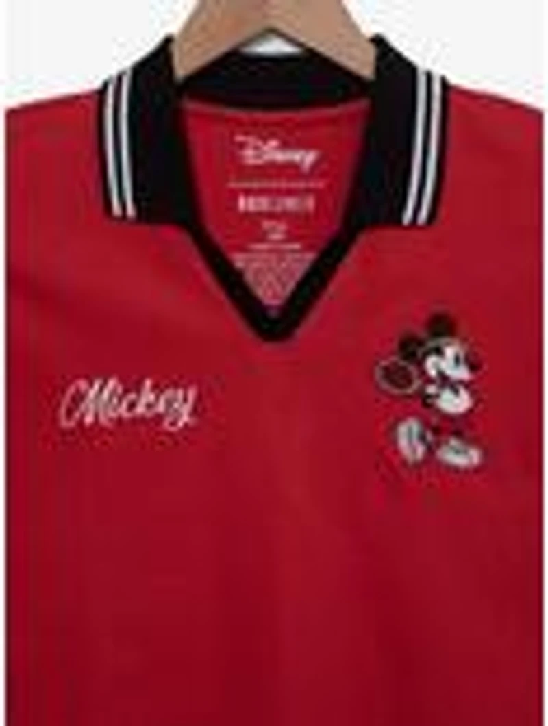 Disney Mickey Mouse Tennis Women's Cropped Polo T-Shirt - BoxLunch Exclusive