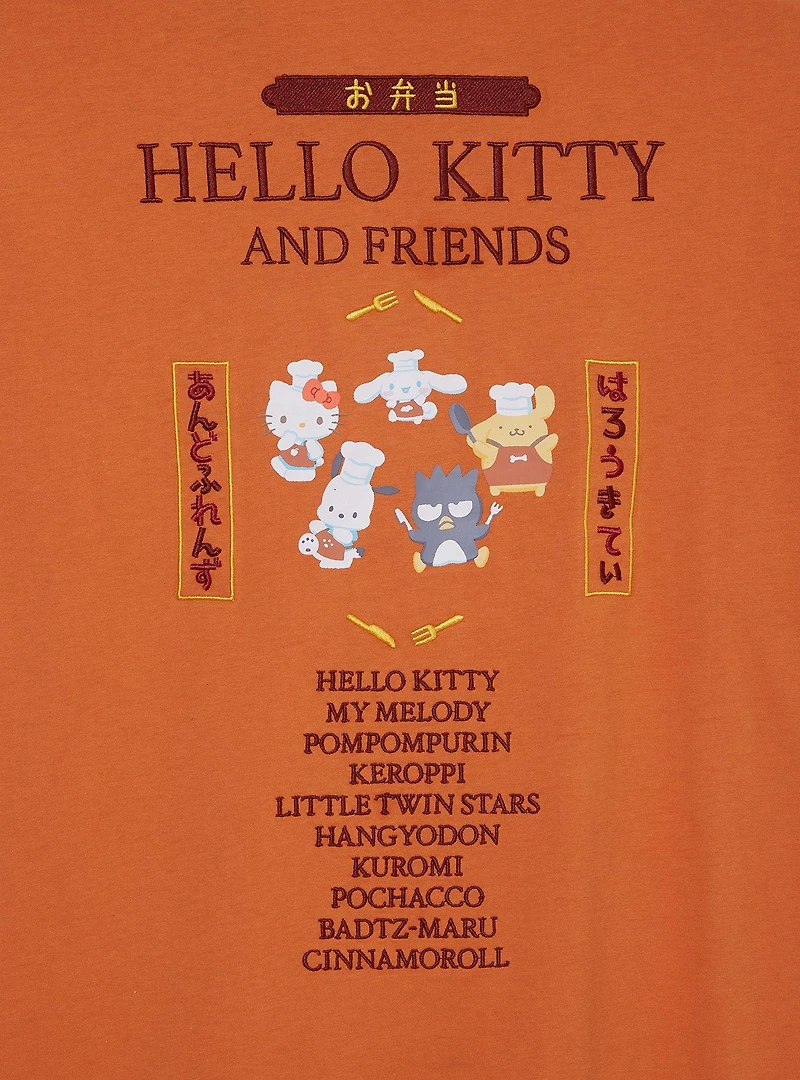 Sanrio Hello Kitty & Friends Bento Box Foods Ringer T-Shirt - BoxLunch Exclusive