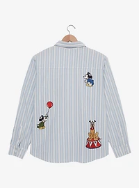 Disney Mickey and Friends Fair Women's Plus Long Sleeve Button-Up