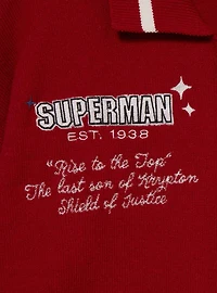 DC Comics Superman Icon Patches Women's Cardigan