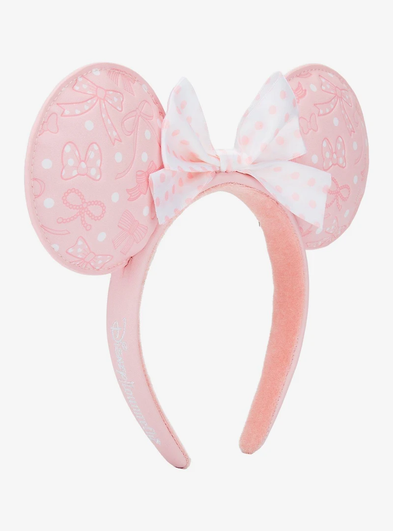 Loungefly Disney Minnie Mouse Polka Dot Pink Ears — BoxLunch Exclusive
