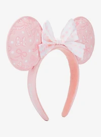 Loungefly Disney Minnie Mouse Polka Dot Pink Ears — BoxLunch Exclusive