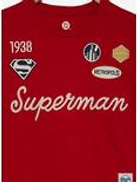 DC Comics Superman Patches Women's Cropped T-Shirt - BoxLunch Exclusive