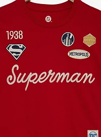 DC Comics Superman Patches Women's Cropped T-Shirt - BoxLunch Exclusive