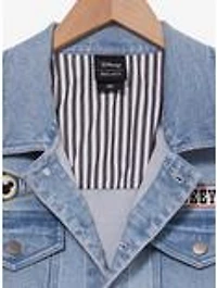Disney Mickey Mouse Carnival Patches Denim Vest - BoxLunch Exclusive
