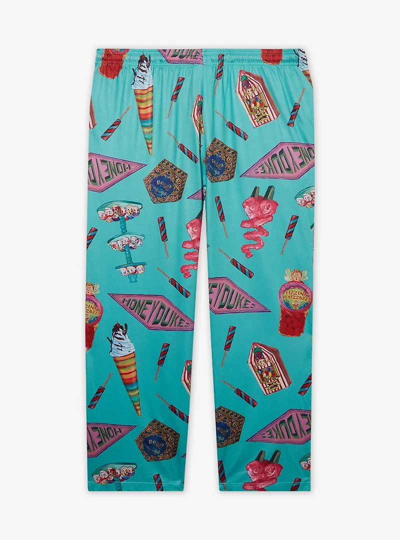 Harry Potter Honeydukes Sweet Treats Allover Print Women's Plus Sleep Pants — BoxLunch Exclusive