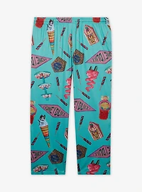Harry Potter Honeydukes Sweet Treats Allover Print Women's Plus Sleep Pants — BoxLunch Exclusive