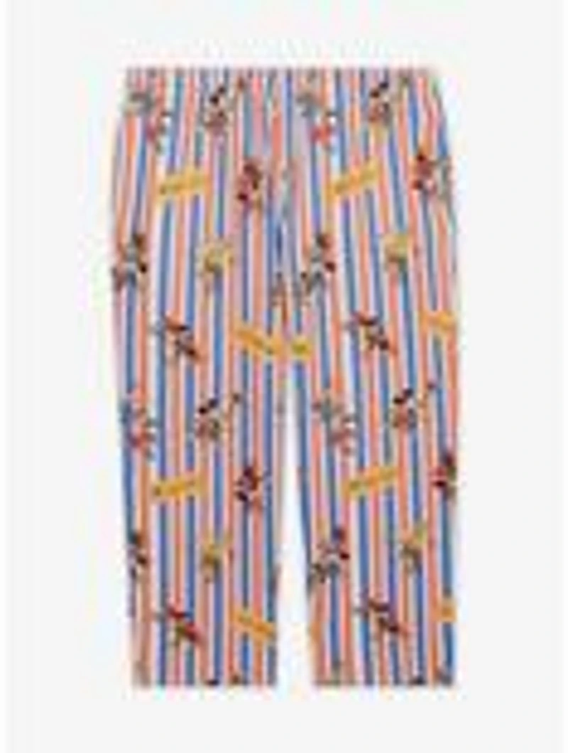Disney Mickey & Friends Circus Striped Women's Plus Sleep Pants - BoxLunch Exclusive