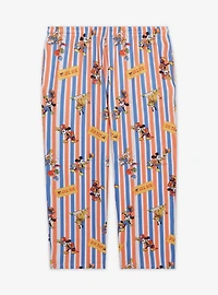 Disney Mickey & Friends Circus Striped Women's Plus Sleep Pants - BoxLunch Exclusive