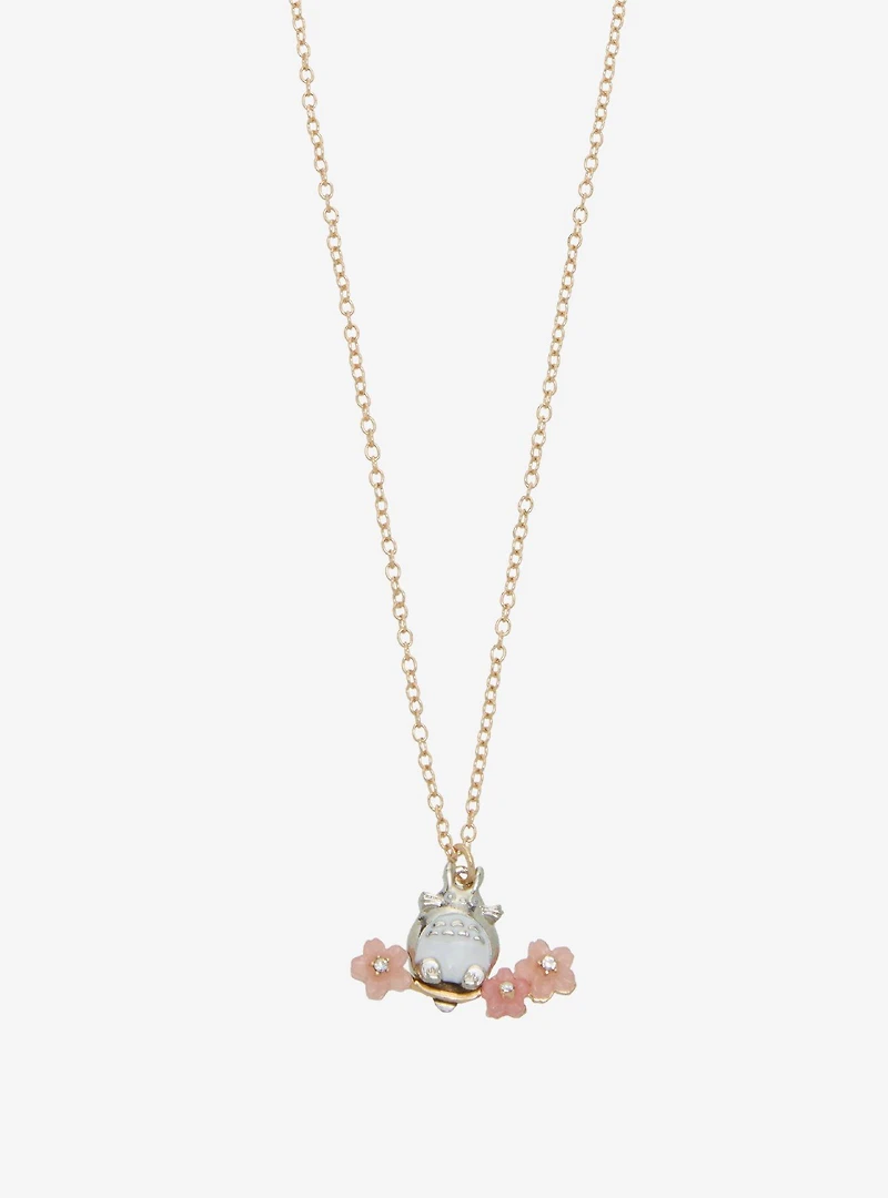 Studio Ghibli® My Neighbor Totoro Cherry Blossom Totoro Necklace - BoxLunch Exclusive