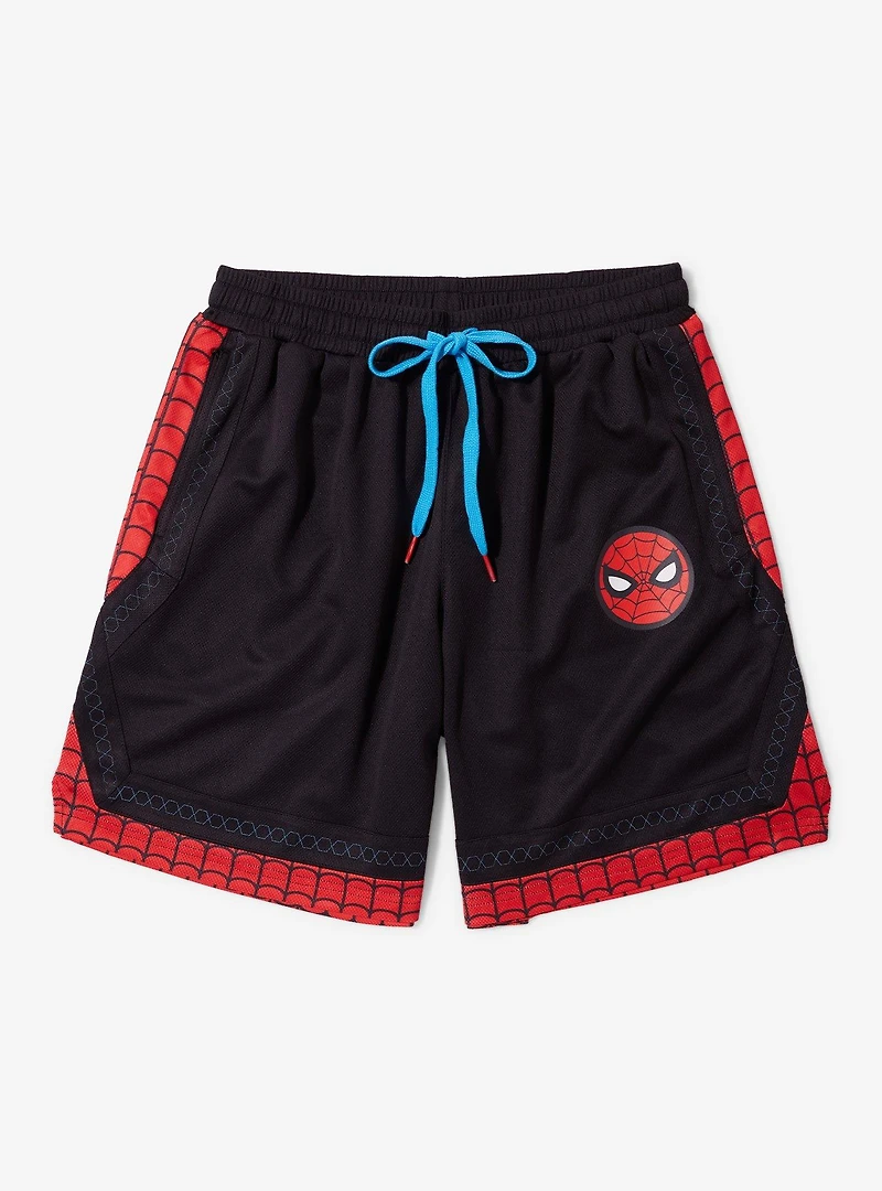 Marvel Spider-Man Contrast Mesh Shorts — BoxLunch Exclusive