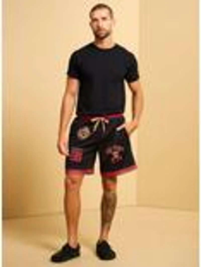 One Piece Monkey D. Luffy Embroidered Icon Shorts - BoxLunch Exclusive