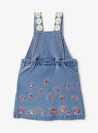 Disney Daisy Duck Denim Toddler Overall Dress — BoxLunch Exclusive