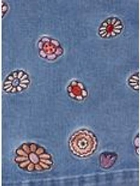 Disney Daisy Duck Denim Toddler Overall Dress — BoxLunch Exclusive