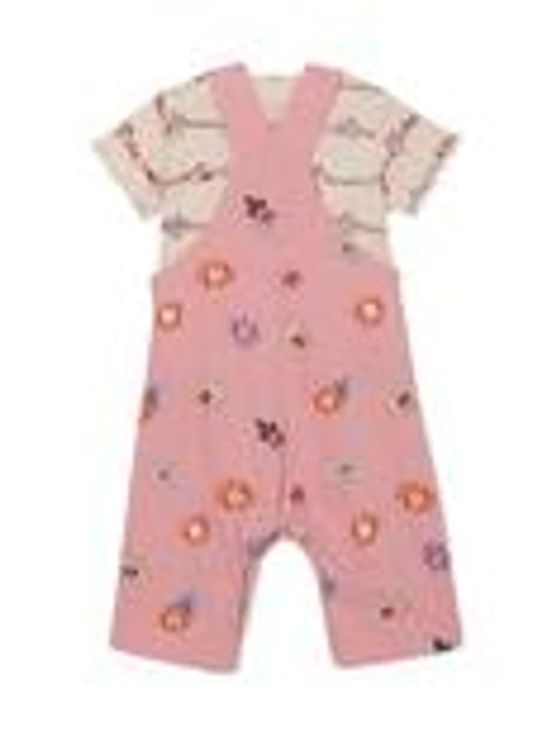 Disney Minnie & Daisy Floral Infant Overalls T-Shirt Set - BoxLunch Exclusive
