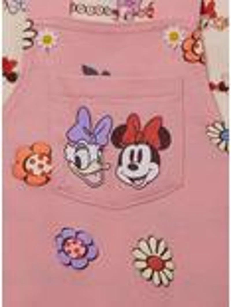 Disney Minnie & Daisy Floral Infant Overalls T-Shirt Set - BoxLunch Exclusive