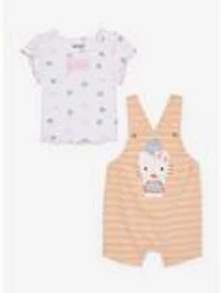 Sanrio Hello Kitty Bento Box Striped Infant Overall & T-Shirt Set - BoxLunch Exclusive