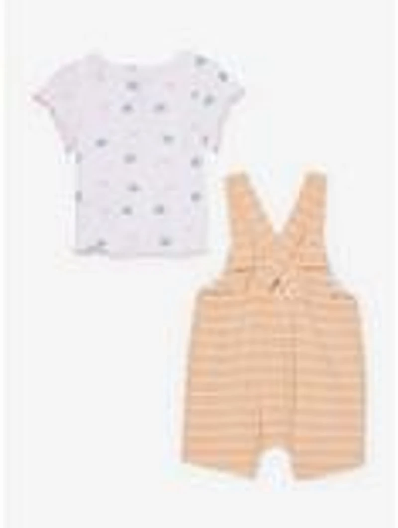 Sanrio Hello Kitty Bento Box Striped Infant Overall & T-Shirt Set - BoxLunch Exclusive