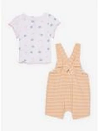 Sanrio Hello Kitty Bento Box Striped Infant Overall & T-Shirt Set - BoxLunch Exclusive