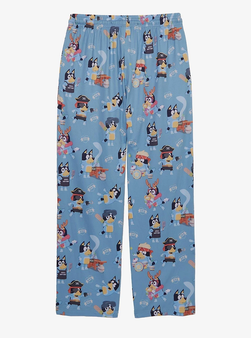 Bluey Bandit Looks Allover Print Sleep Pants — BoxLunch Exclusive
