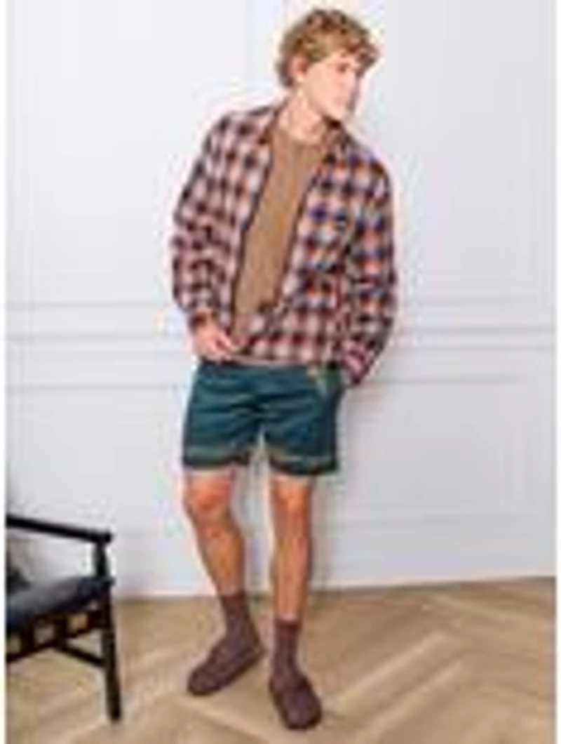 the Lord of Rings Leaf Lorien Embroidered Mesh Shorts - BoxLunch Exclusive