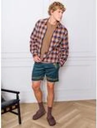 the Lord of Rings Leaf Lorien Embroidered Mesh Shorts - BoxLunch Exclusive