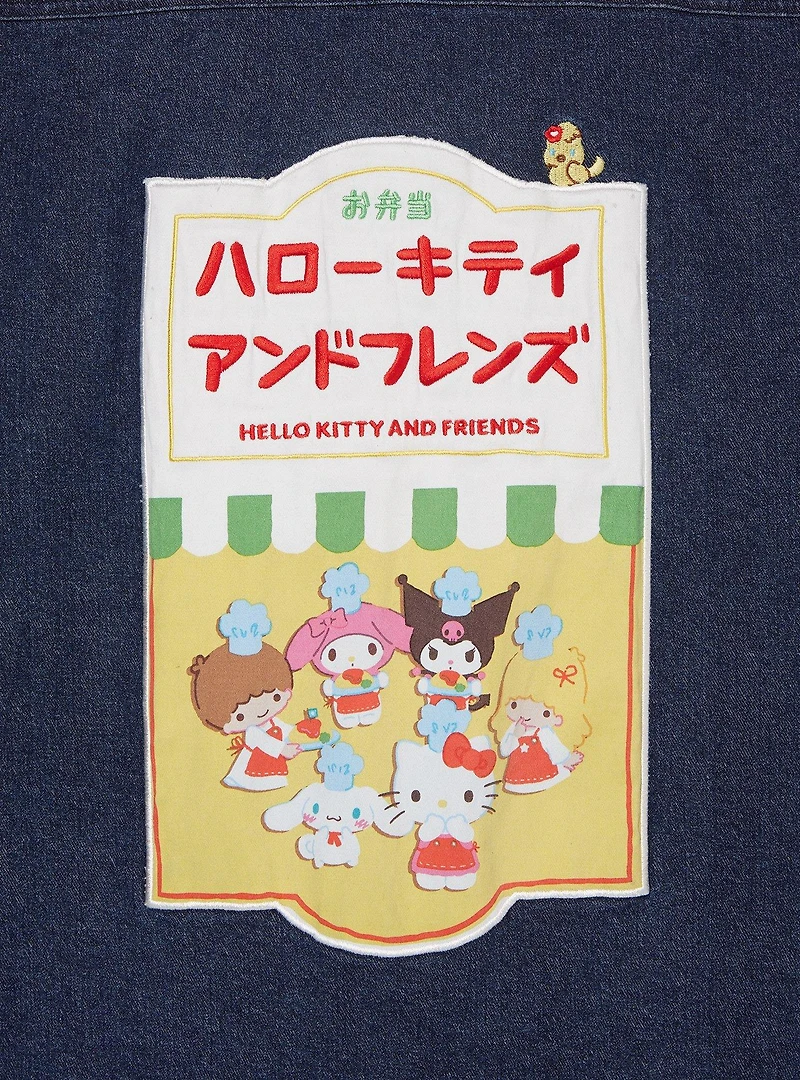Sanrio Hello Kitty and Friends Bento Box Kimono Denim Jacket - BoxLunch Exclusive