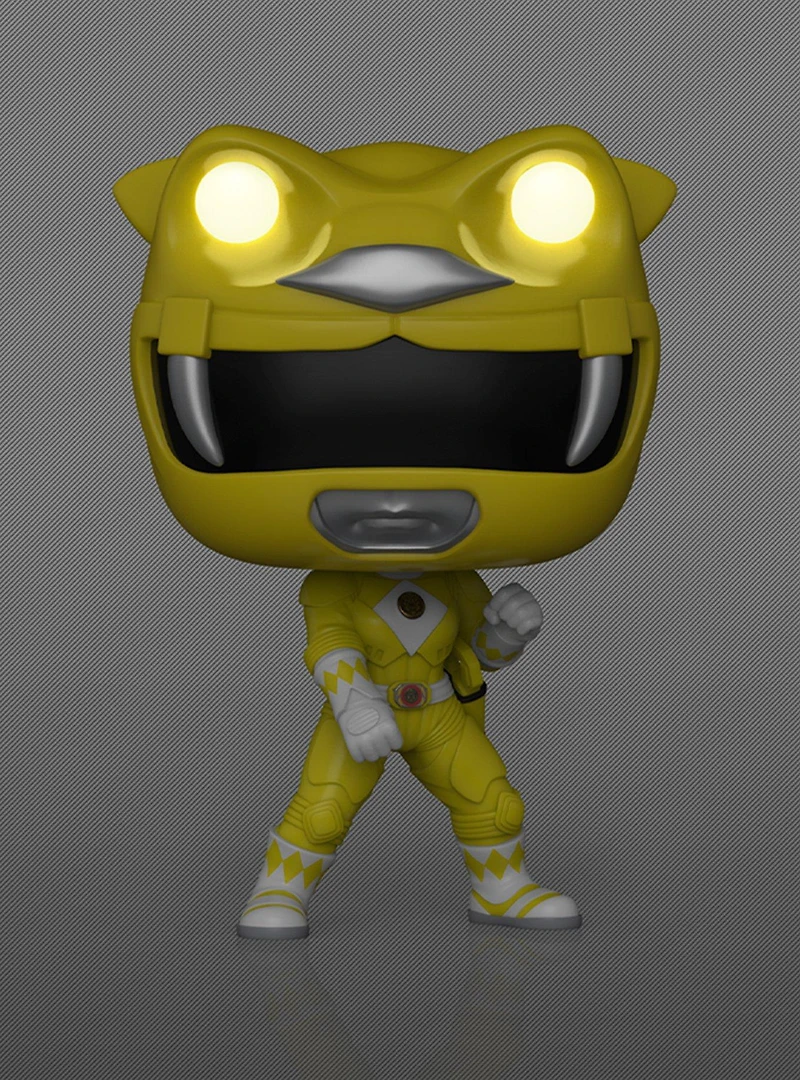Funko Pop! Movies Mighty Morphin Power Rangers: The Movie Yellow Ranger Glow-in-the-Dark Vinyl Figure