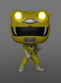Funko Pop! Movies Mighty Morphin Power Rangers: The Movie Yellow Ranger Glow-in-the-Dark Vinyl Figure
