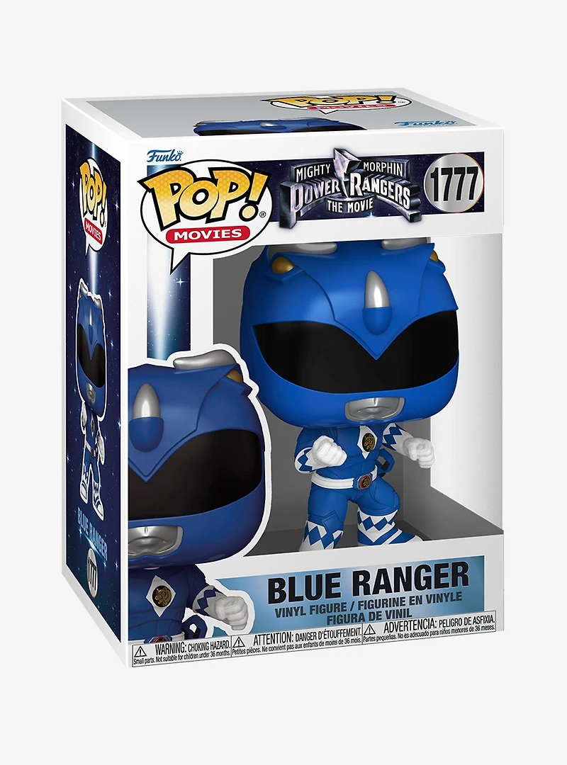 Funko Pop! Movies Mighty Morphin Power Rangers: The Movie Blue Ranger Vinyl Figure
