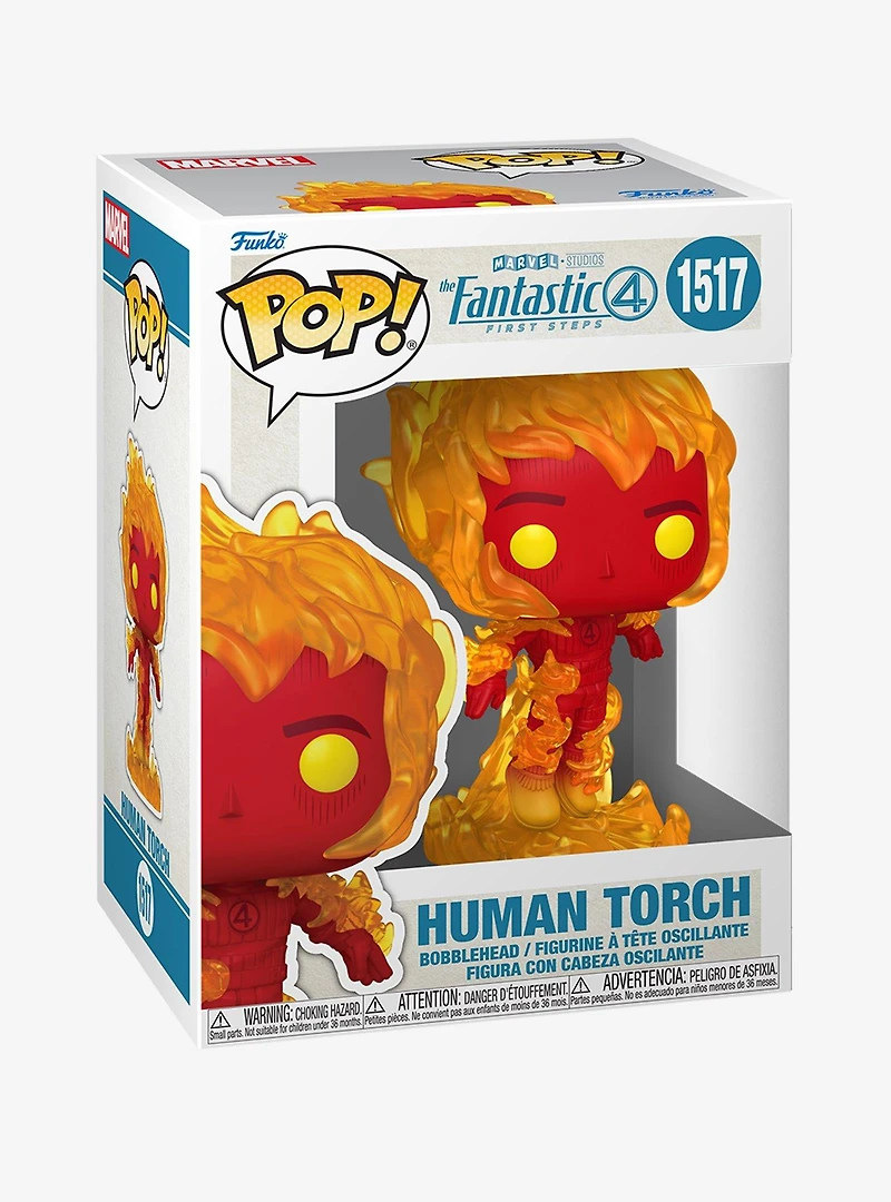 Funko Pop! Marvel The Fantastic Four: First Steps Human Torch Vinyl Figure