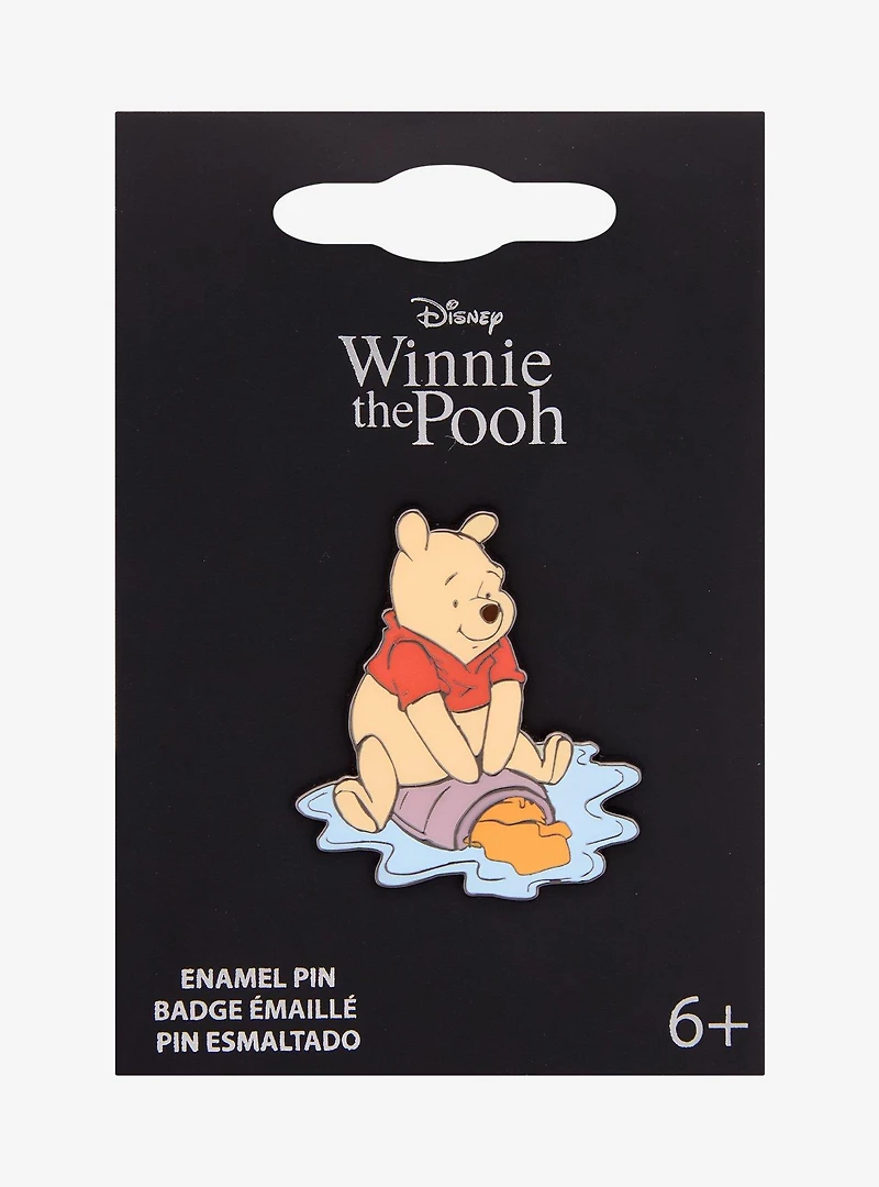 Loungefly Disney Winnie the Pooh Honey Pot Puddle Enamel Pin