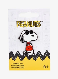 Loungefly Peanuts Snoopy Joe Cool Enamel Pin