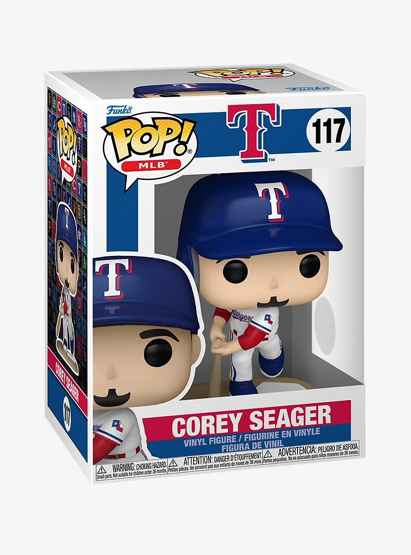 Funko Pop! MLB Texas Rangers Corey Seager Vinyl Figure