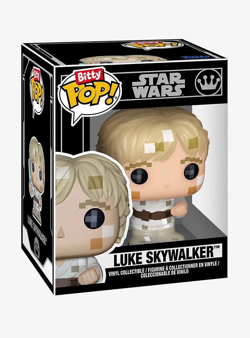 Funko Bitty Pop! Star Wars Luke Skywalker Mini Figure Arcade Display