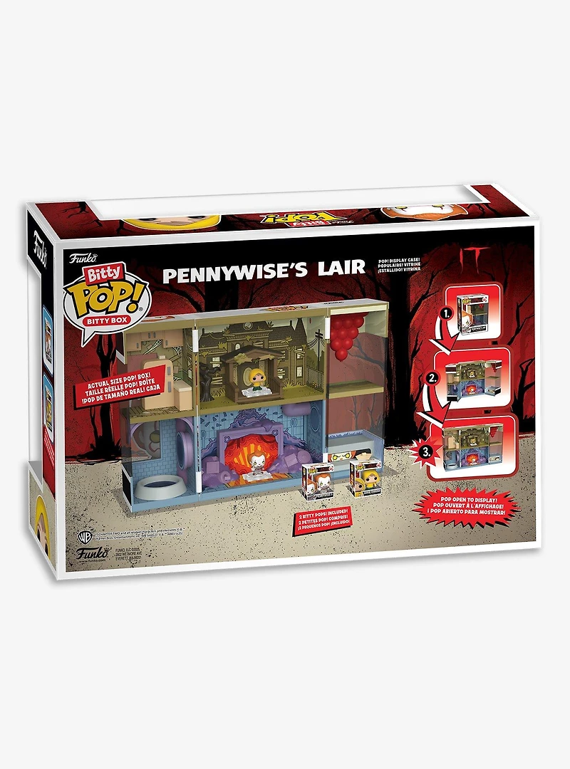 Funko Bitty Pop! Bitty Box It Pennywise's Lair Mini Figure Display