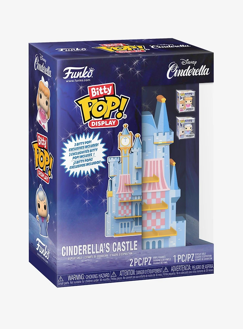 Funko Bitty Pop! Display Disney Cinderella Cinderella's Castle Min Figure Display