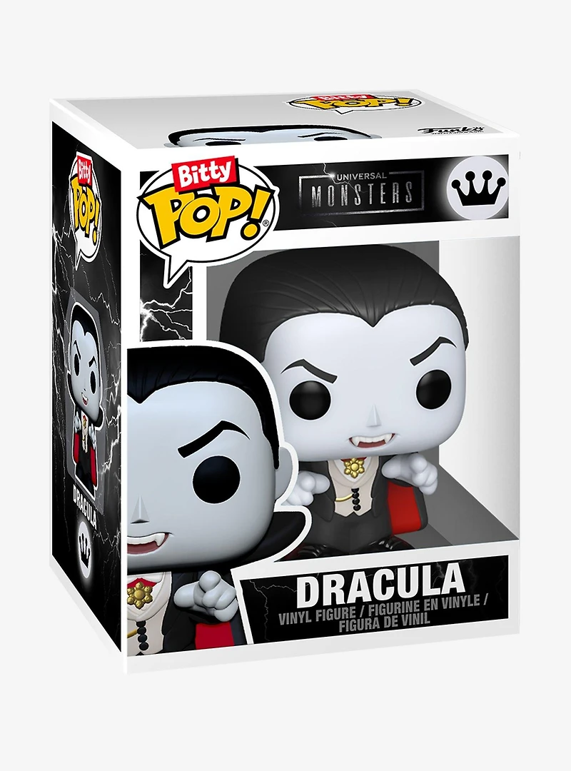 Funko Bitty Pop! Towns Dracula and Castle Vinyl Figure Set